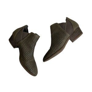 SEYCHELLES Perforated Brown Ankle Boots Size 7